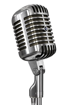 Just speak into the mic